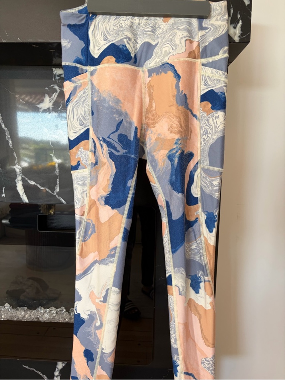 DSG Neutral Tie-Dye Athletic Top with Raised Logo